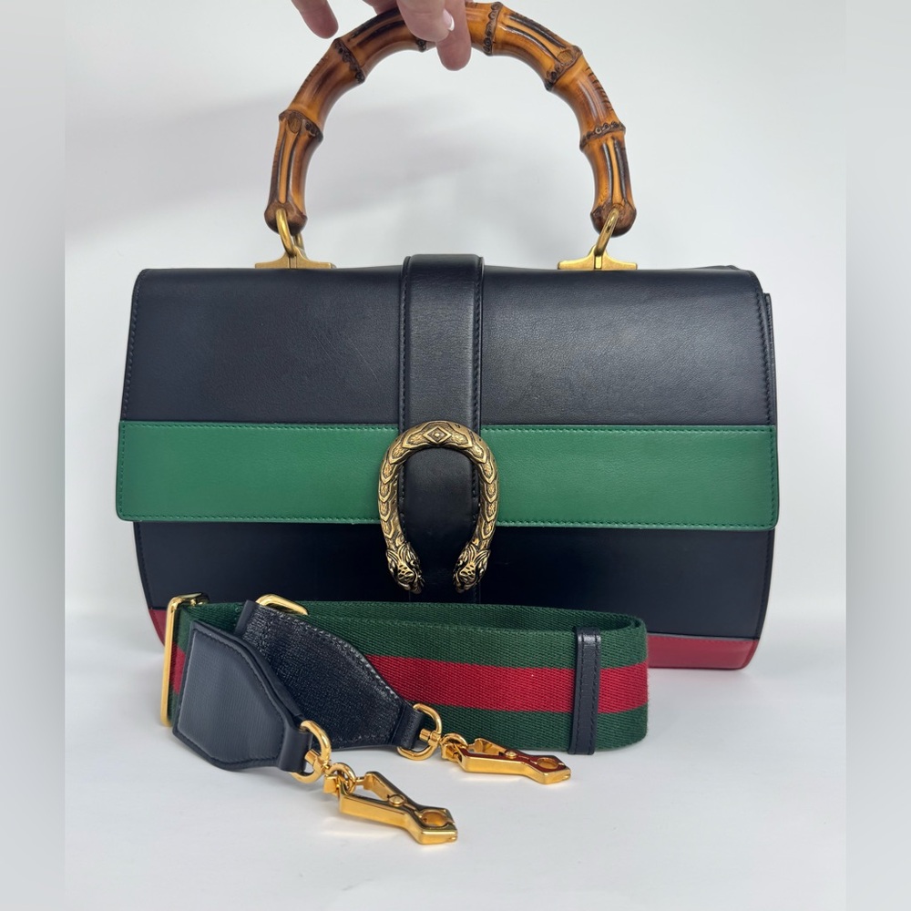 Authentic Gucci Dionysus Bamboo Top Handle Bag